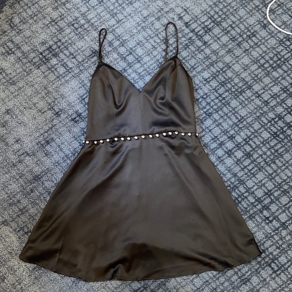 Black Mini Skater Dress